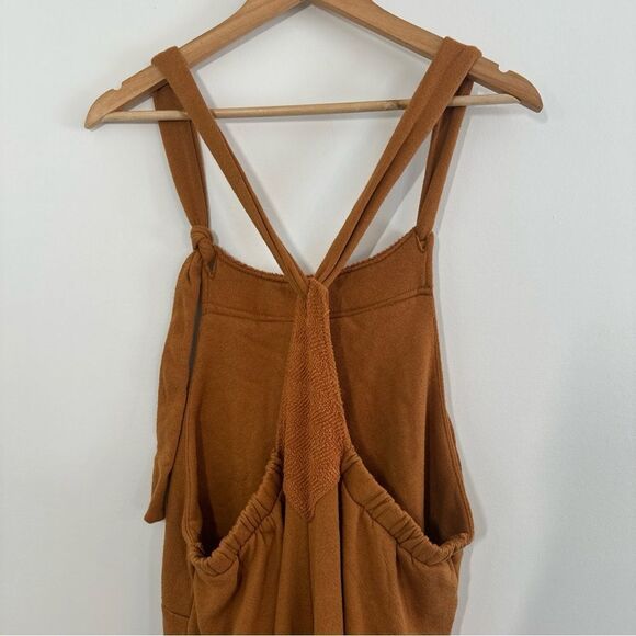 Bucket List Moxie Relaxed Cotton Jumpsuit Size Large Wide Leg - Picture 8 of 12